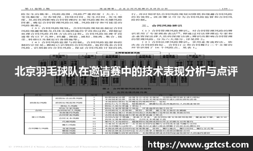 北京羽毛球队在邀请赛中的技术表现分析与点评